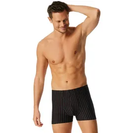 SCHIESSER Boxershorts 95/5 Schwarz / Gestreift S 3er Pack
