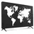kwmobile 55" TV Abdeckung Indoor - Fernseher Hülle Bildschirmschutz Abdeckung - TV Bildschirm Staubschutzhülle - Fernsehabdeckung - Weiß Schwarz