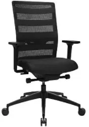 TOPSTAR Sitness Airwork Bürostuhl Höhenverstellbare Armlehne Schwarz 110 kg PA30OMT0CX0