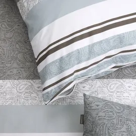 SCHIESSER Bettwäscheset Adele - Renforcé - 2-teilig - 155 x 220 cm - Grau