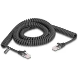 DeLock 87994 RJ45 Netzwerkkabel, Patchkabel CAT 5e 3.00m Schwarz