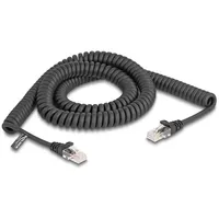 DeLock 87994 RJ45 Netzwerkkabel, Patchkabel CAT 5e 3.00m Schwarz