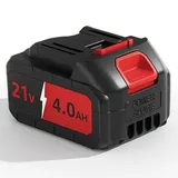 Mini Kettensäge Elektro 8000mAh Akku Red