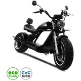 LUQI Urban Chopper Pro HL6.0 Elektroroller E-Roller E-Chopper 45km/h - Schwarz