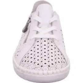 Rieker Komfort Schnürschuhe in Weiß 36