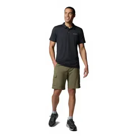 Columbia Tech TrailTM Utility Kurzarm-poloshirt - Black - L