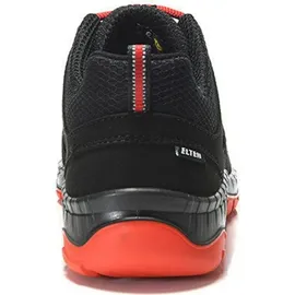 ELTEN Halbschuh MADDOX Low ESD, schwarz-rot, S3, 41