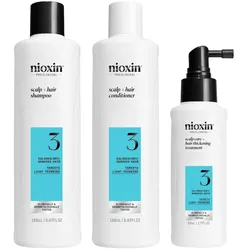 Nioxin System 3 Scalp + Hair Thickening - Haarpflege für naturbelassenes, sichtbar dünner werdendes Haar Haarpflegeset 