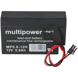 Multipower MP0,8-12H Blei-Akku 12V 800 mAh 4 St.