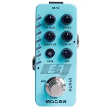 Mooer E7 Polyphonic Guitar Synth Pedal Synthesizer-Effektpedal für E-Gitarre