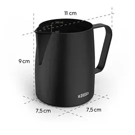 xavax Milchkännchen schwarz