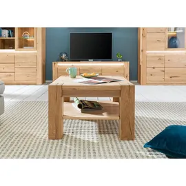 MASSIVMOEBEL24.DE KENT Beige Wildeiche 70 x 70 x 45 cm