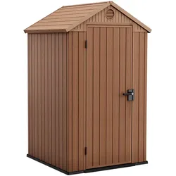 Keter Darwin braun - Gartenhaus Schuppen - 123.8x117x205 cm