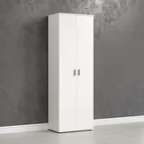 trendteam Mehrzweckschrank 60 x 176 x 35 cm 2-türig / weiß