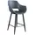 KAWOLA Thekenhocker ZAJA Barstuhl Sitzhöhe 65 cm Kunststoff grau