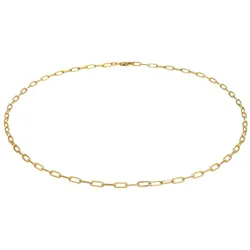 Elli Glieder Oval Grob Basic Chain Optik 925 Silber Ketten   Damen 