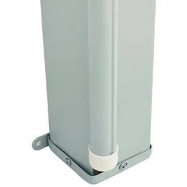 vidaXL Seitenmarkise Ausziehbar 117 x 600 cm Grau Polyester