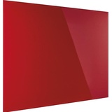 Magnetoplan Design Glasboard, magnetisch intensiv-rot Größe 1500x1000mm
