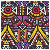 BrightGlow Baumwollstoff Boho-Stoff Meterware Geometrisches Muster Stoff Zum Nähen aus Baumwolle Retro-Dekostoff Ethnisches Nähstoffe Kostümstoff für DIY Handgefertigte Gelb 100 X 145CM