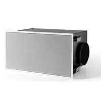 Novy Umluftbox mit Monoblockfilter weiß (270x500x295mm) 841400 - Schwarz/Silber