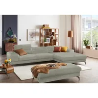 W.Schillig Eckcouch Chenille 3-Sitzer Grau