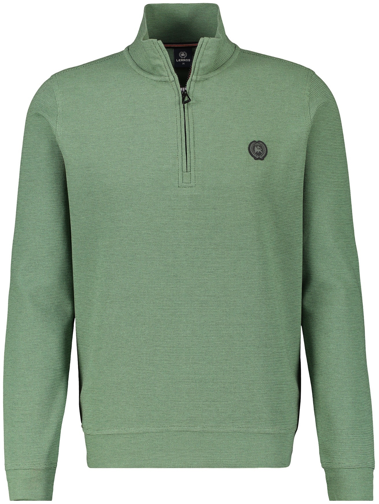 LERROS Sweatshirt »LERROS Sweat-Troyer, Structure« Lerros SAGE GREEN S