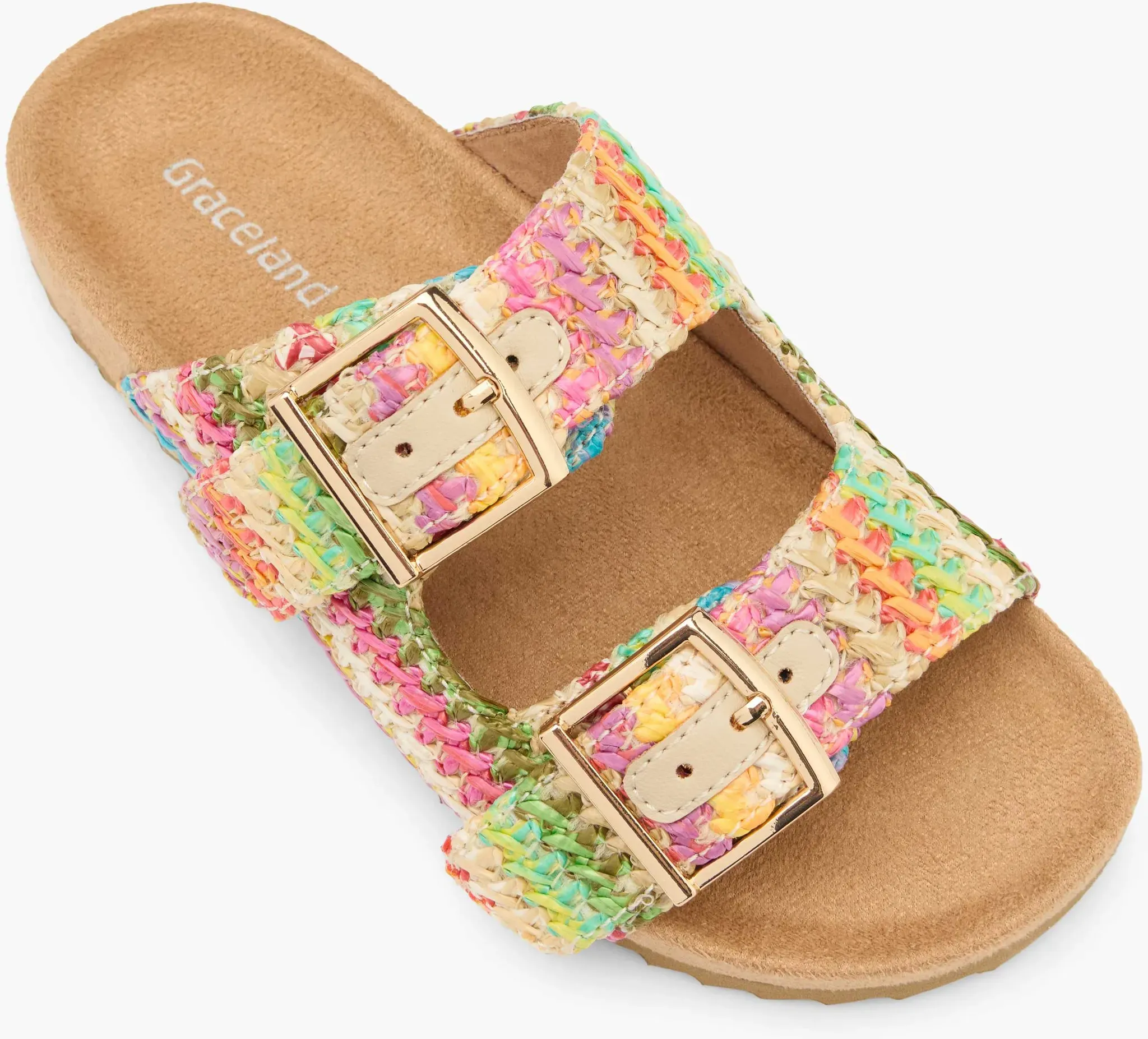 Graceland  Tieffuß Pantolette Gelb, Kinder, Größe: 35, Material: Textil/Synthetik - Graceland  Tieffuß Pantolette Gelb, Kinder, Größe: 35, Material: Textil/Synthetik - woman - Gelb