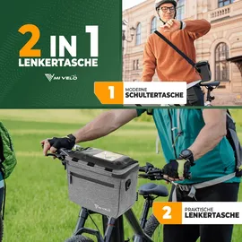 MIVELO Lenkertasche schwarz