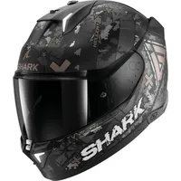Shark Skwal i3 Hellcat Integralhelm - Matt Schwarz/Silber/Dunkelgrau /