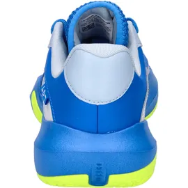 Under Armour Herren Basketballschuhe Lockdown 7 Low, leichter Basketball Schuh, robuste Sportschuhe für Outdoor- und Hallensport, atmungsaktive Turnschuhe,Blue Calm / Blue Atlantis / High Vis Yellow,43