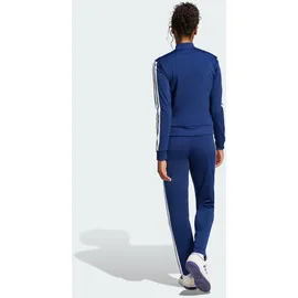 adidas Essentials 3-Streifen Trainingsanzug Dark Blue XS