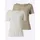 Heine Doppelpack T-Shirt Beige/Braun 48
