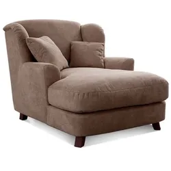 sit & more Longseat-Sessel Asado Stoff Grau Taupe