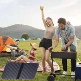 Tragbares 16-w-solarpanel – Monokristallin – Ip67 – Usb-a & Typ-c Für Camping – Solarladegerät