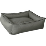 BedDog Hundebett MAX, Hundekissen mit abziehbaren waschbaren Bezug, Hundekorb, Hundesofa, für große Hunde, XXL, grau