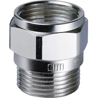 Markenprodukt Raumsparsiphon Messing verchromt