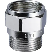 Markenprodukt Raumsparsiphon Messing verchromt