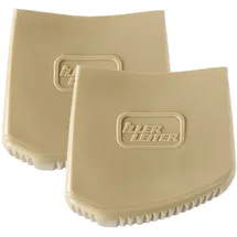 Iller-Leiter Iller Außenschuhe für Sprossen- und Stufenstehleitern 66x22mm Holmgröße in beige 2 Stück