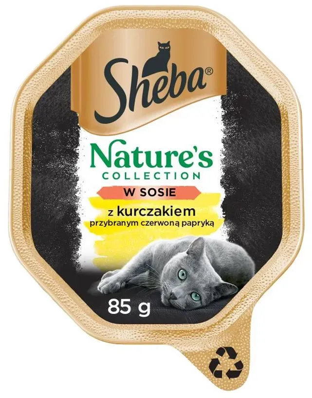 SHEBA Nature's Collection 22 x 85 g in Sauce mit Huhn