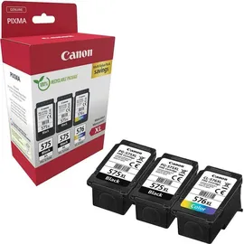 Canon 5437C004 / CL-576XL Multipack 2x schwarz +1x color High-Capacity
