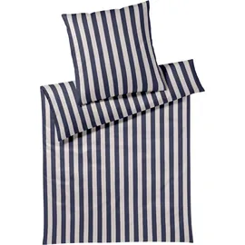 ELEGANTE Join Mako-Jersey Blau 135 x 200 cm + 80 x 80 cm