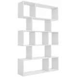 Vicco Raumteiler Aramis Weiß, 106 x 161,5 cm, Standregal, Stufenregal stehend