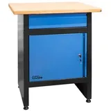 Güde Werkbank Holz 60 x 85 x 60 cm blau unbestückt