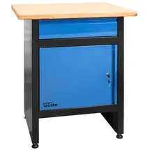 Güde Werkbank Holz 60 x 85 x 60 cm blau unbestückt