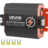 Vevor 12 V 40 A DC/DC-Batterieladegerät, 500 W, für Blei-Säure-, Lithium-, AGM-, GEL- und Nassbatterien, intelligentes mehrstufiges Laden, für Woh