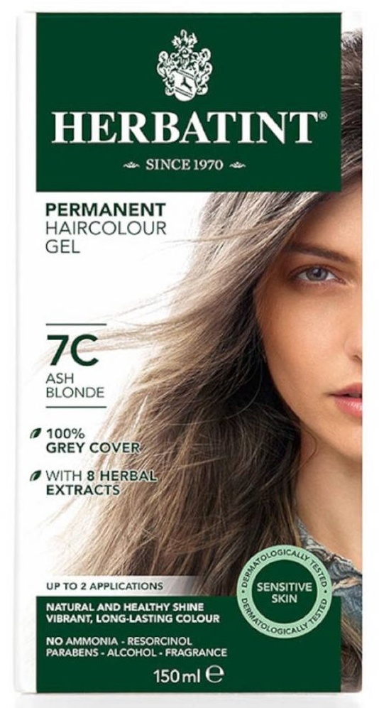 Herbatint Soin colorant permanent Blond Cendre 7C 150 ml solution(s)