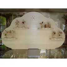 BLANK Wolkenrückwand für 3+4 Etagenwolke, natur