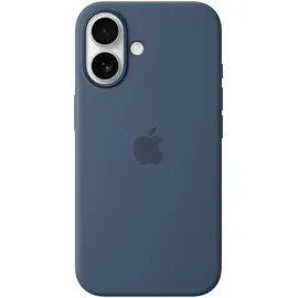 Apple iPhone 16 Silikon Case mit MagSafe denim