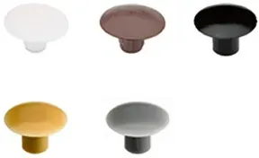 Hettich Verbindungsbeschlag Abdeckkappe, 48586, Durchmesser 13mm, Bohr, Durchmesser 5mm weiß