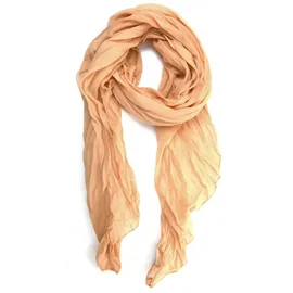 COLLEZIONE ALESSANDRO Italienischer Schal " Unitoo " in camel | Gr.: onesize